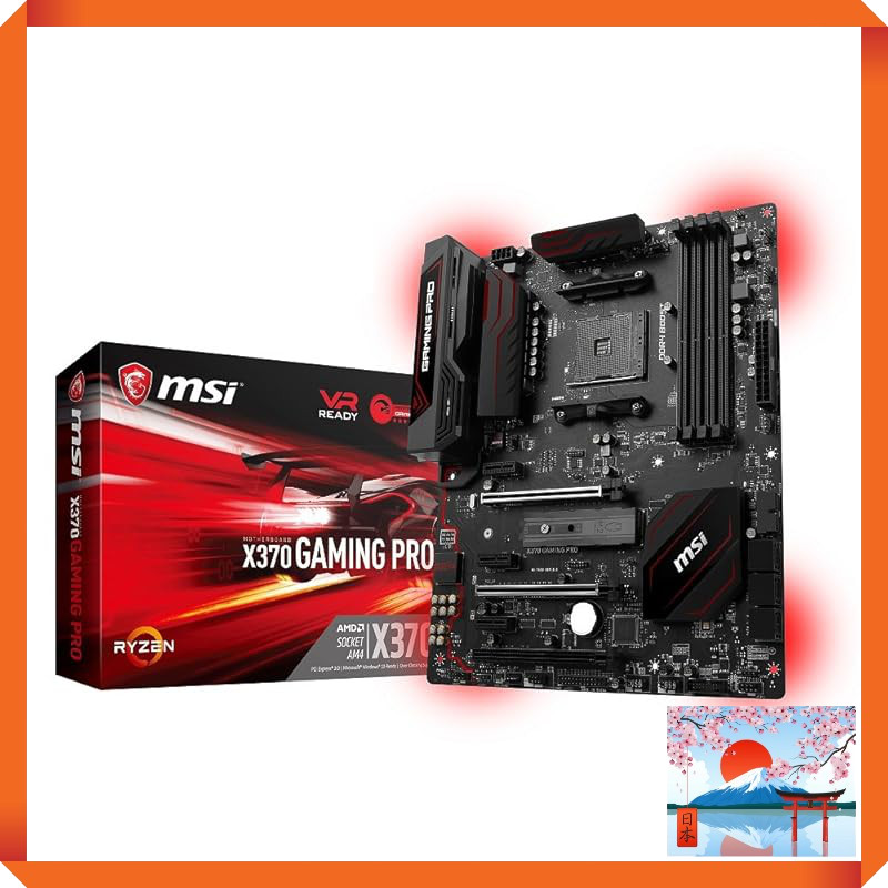 MSI X370 SLI PLUS ATX Motherboard Compatible with AMD RYZEN (Socket AM4)