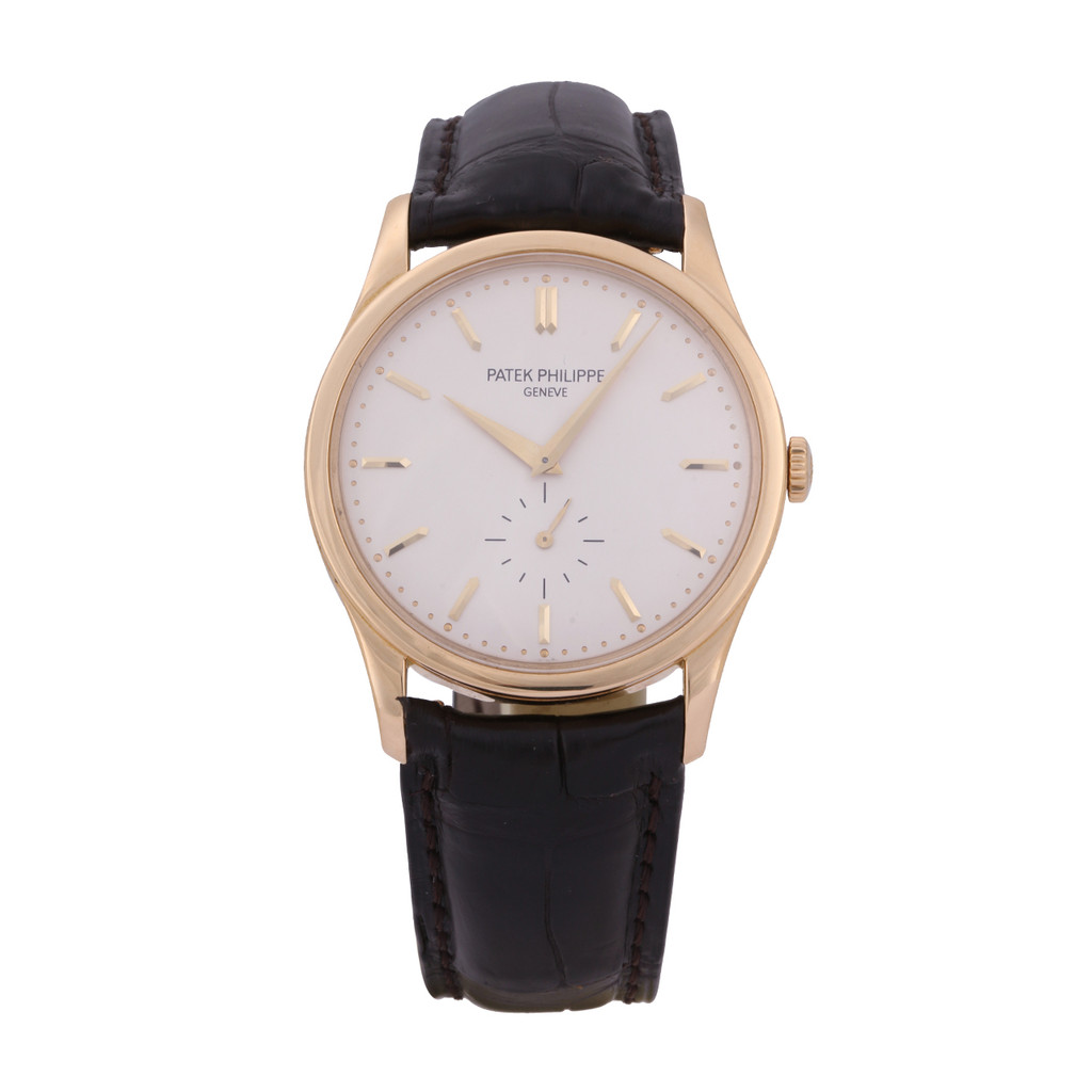 Patek Philippe Classical Watch Series 5196J-001 Manual Mechanical Mens Watch มือสอง