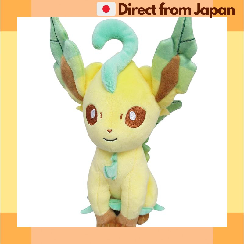 Sanei Boeki Pokémon All Star Collection Leafeon Plush Toy (S) W12D10H20.5Cm Pp123[จัดส่งญี่ปุ่น]
