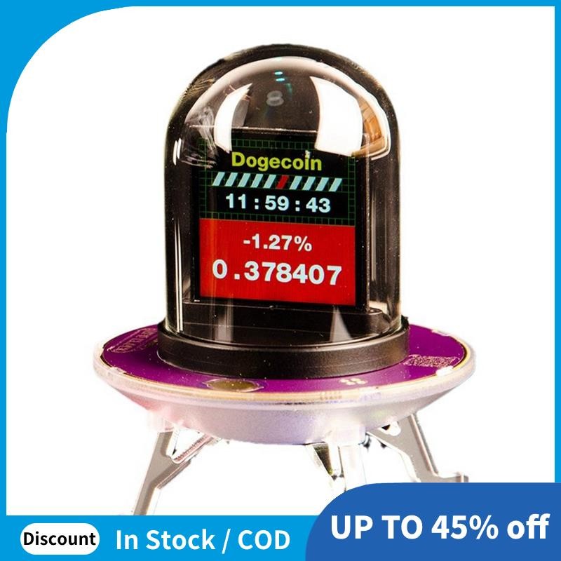 Bitcoin RGB Nixie Tube นาฬิกาสมาร์ท WIFI เครือข่าย LED Light-Emitting หน้าจอสี DIY Analog Digital Tu