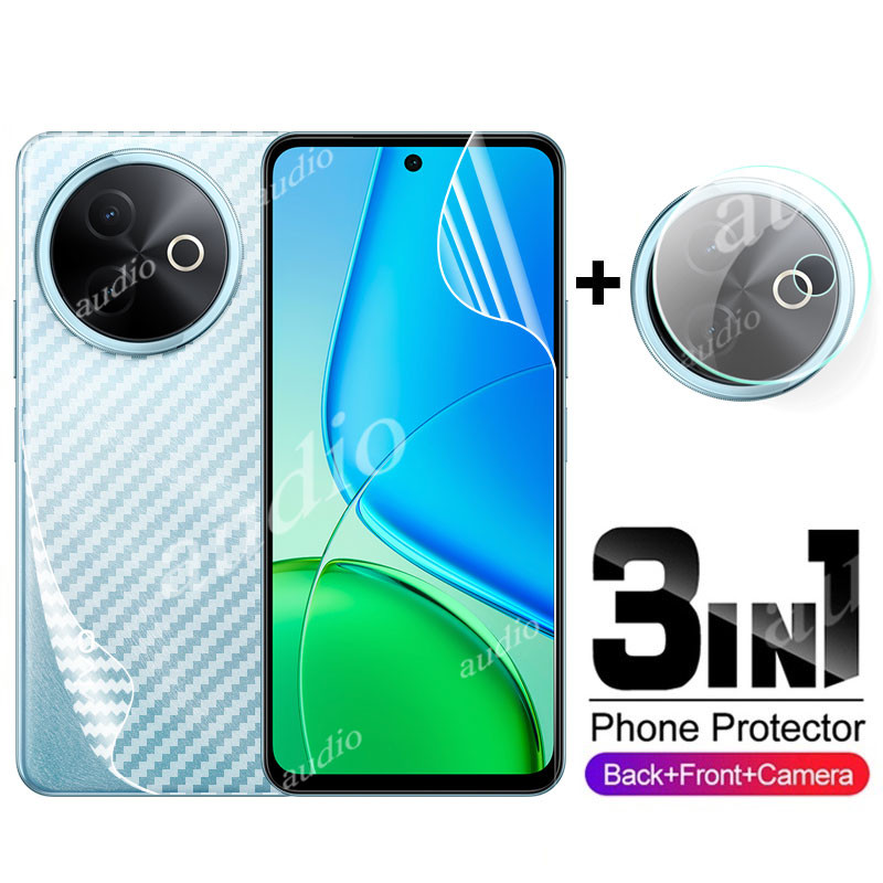 Vivo Y39 5G 3in1 ด้านหน้าด้านหลังเลนส์Hydrogelฟิล์มสําหรับVivo Y39 nfc vivoy39 5G 2025 สมาร์ทโฟนป้อง