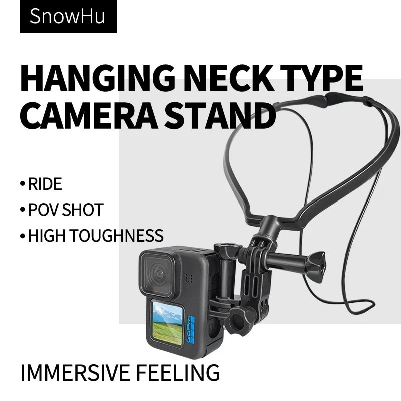 Neck Hold Mount Lanyard Strap for GoPro 11 10 9 8 7 6 Max Insta360 DJI for iphone Xiaomi yi SJCAM EK