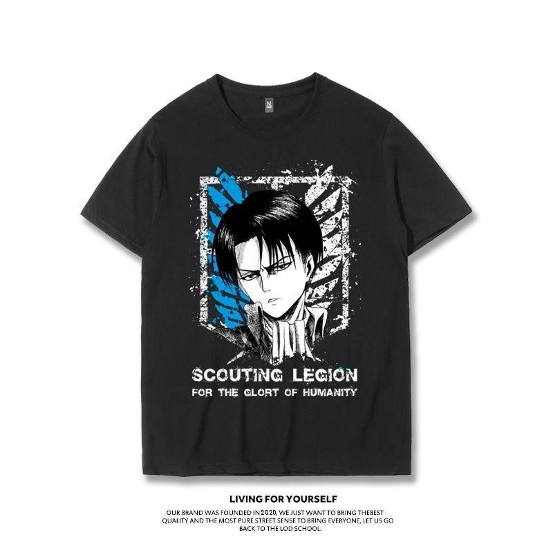 [TOYOO]attack on titanปีกแห่งเสรีภาพ，เสื้อยืดพิมพ์ลายovp รุ่นใหม่ล่าสุด ผ่าพิภพไททัน หลายสไตล์ อะนิเมะการ์ตูนรูปแบบ เสื้