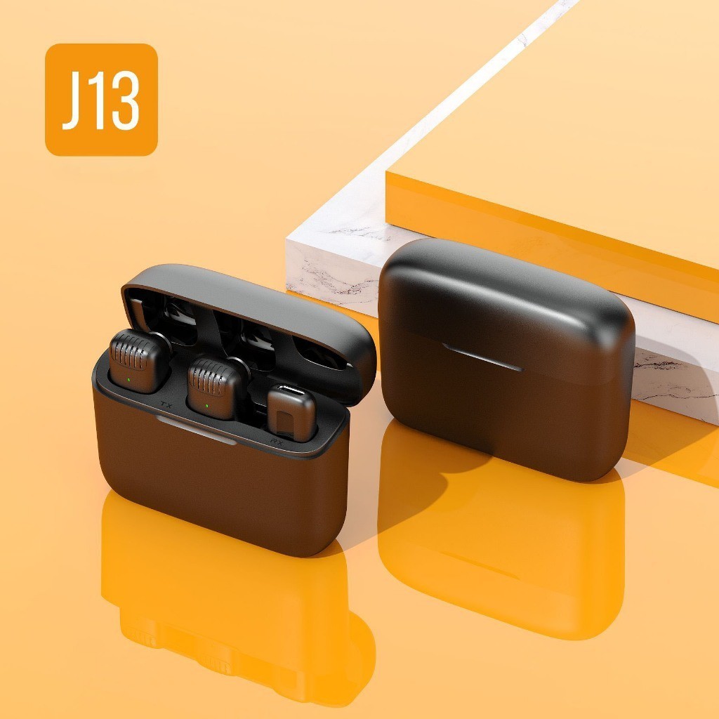 ไมค์ไลฟ์สด + เคสชาร์จ LiveStar J11 J13 ไมค์ตัดเสียงรบกวน ไมค์อัดเสียง ไมค์ไร้สายไลฟ์สด ไมค์ไร้สาย ไมค์ติดเสื้อ