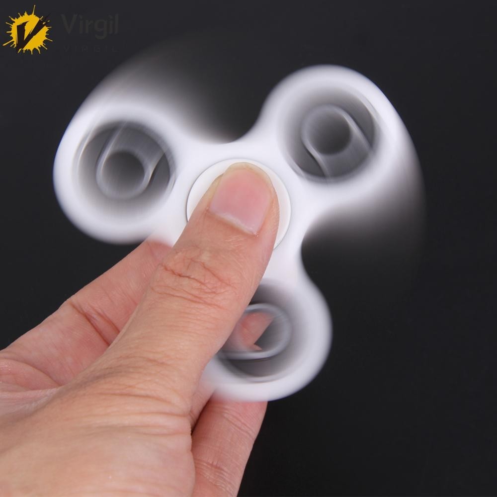 [Virgil.th] ของเล่น Tri-Spinner Fidget Hand Spinner คลายเครียด ความวิตกกังวล