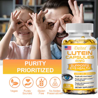 Daieta Lutein Capsules สารสกัดวิตามิน ช่วยปกป้องและรักษาการมองเห็นเพื่อสุขภาพสําหรับผู้ใหญ่