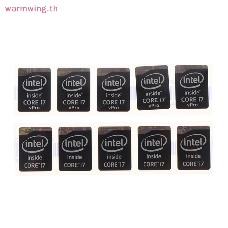 Warmwing สติกเกอร์ฉลากโลโก้ 4th Intel Core i3 i5 i7 สําหรับติดตกแต่งโน้ตบุ๊ก คอมพิวเตอร์ 5 ชิ้น