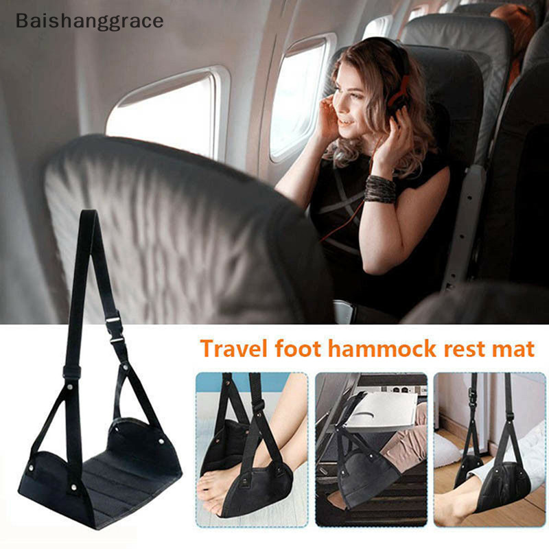 Baishanggrace ที่พักเท้าเครื่องบิน ปรับได้ สําหรับเครื่องบิน รถไฟ สํานักงาน บ้าน HHT