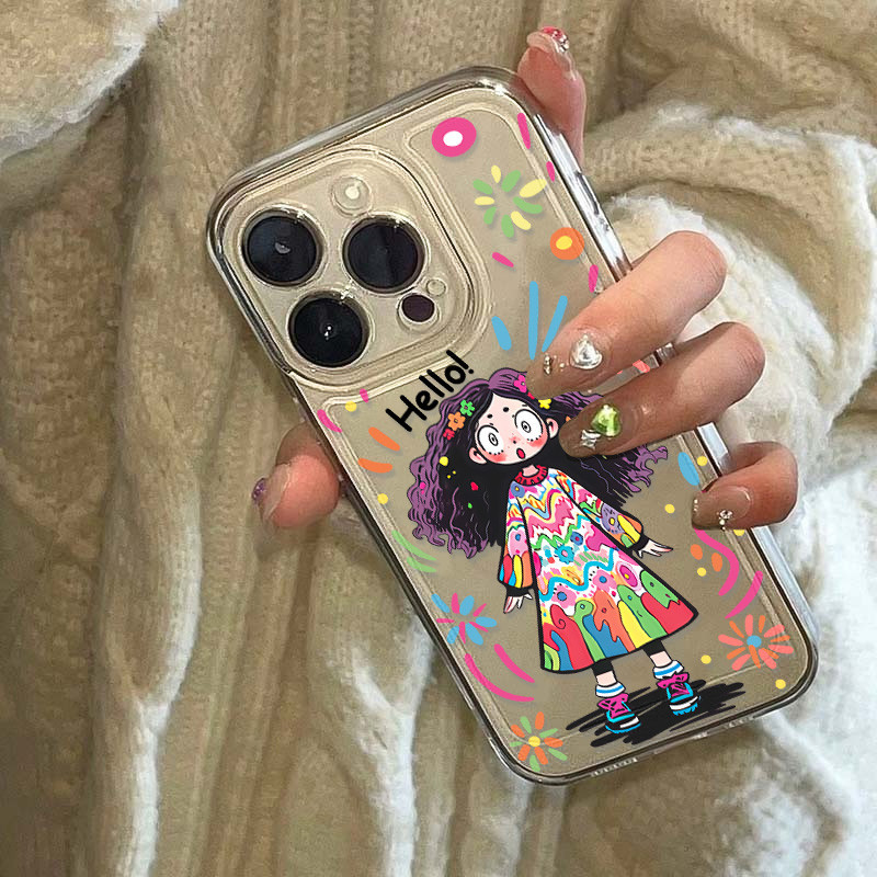 Space Case for iPhone 17 16 11 13 15 12 14 Pro Max X XS Max 7 8 15 14 Plus SE XR Clear TPU กันกระแทก เคสโทรศัพท์มือถือ