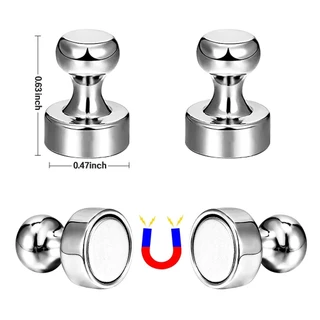 ใหม่ Neodymium แม่เหล็ก Thumbtack ถ้วยดูด Super Strong แม่เหล็กสําหรับฮาร์ดแวร์ตู้เย็นปรับปรุงบ้าน