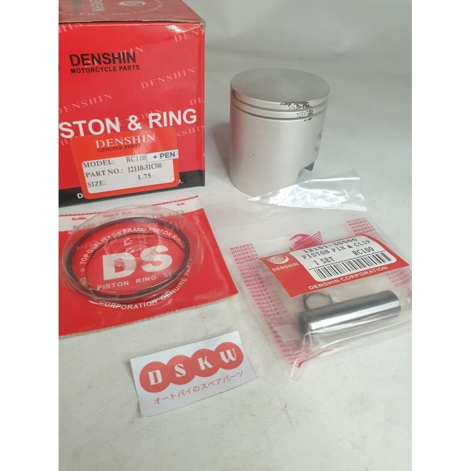 ชุดลูกสูบ Oversize 175 RC110 | คริสตัล คริสตัล คริสตัล | TORNADO GS110 Denshin