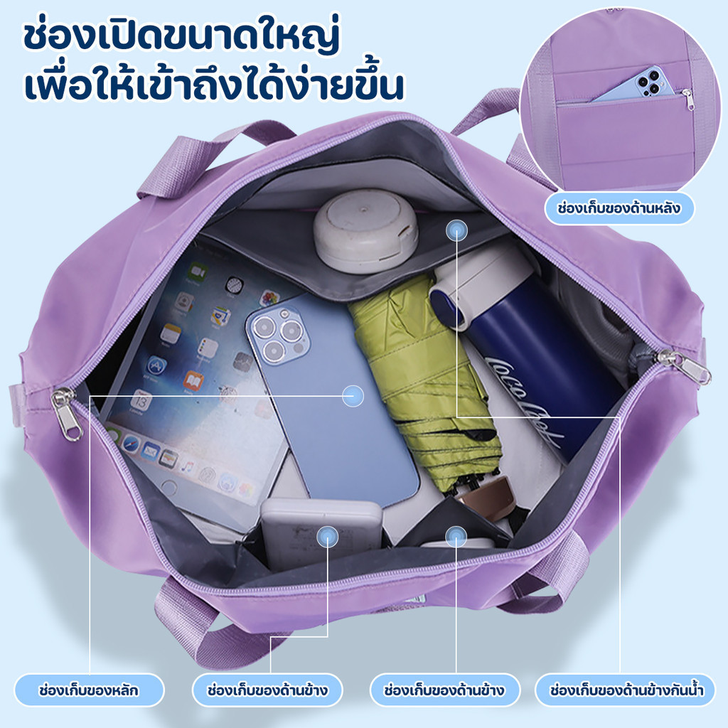 กระเป๋าลาก กระเป๋าเดินทาง ขยายได้ พร้อมล้อลาก หมุนได้ 360องศา ความจุขนาดใหญ่ พับได้ มีสีต่างๆให้เลือก เดินทางสะดวก
