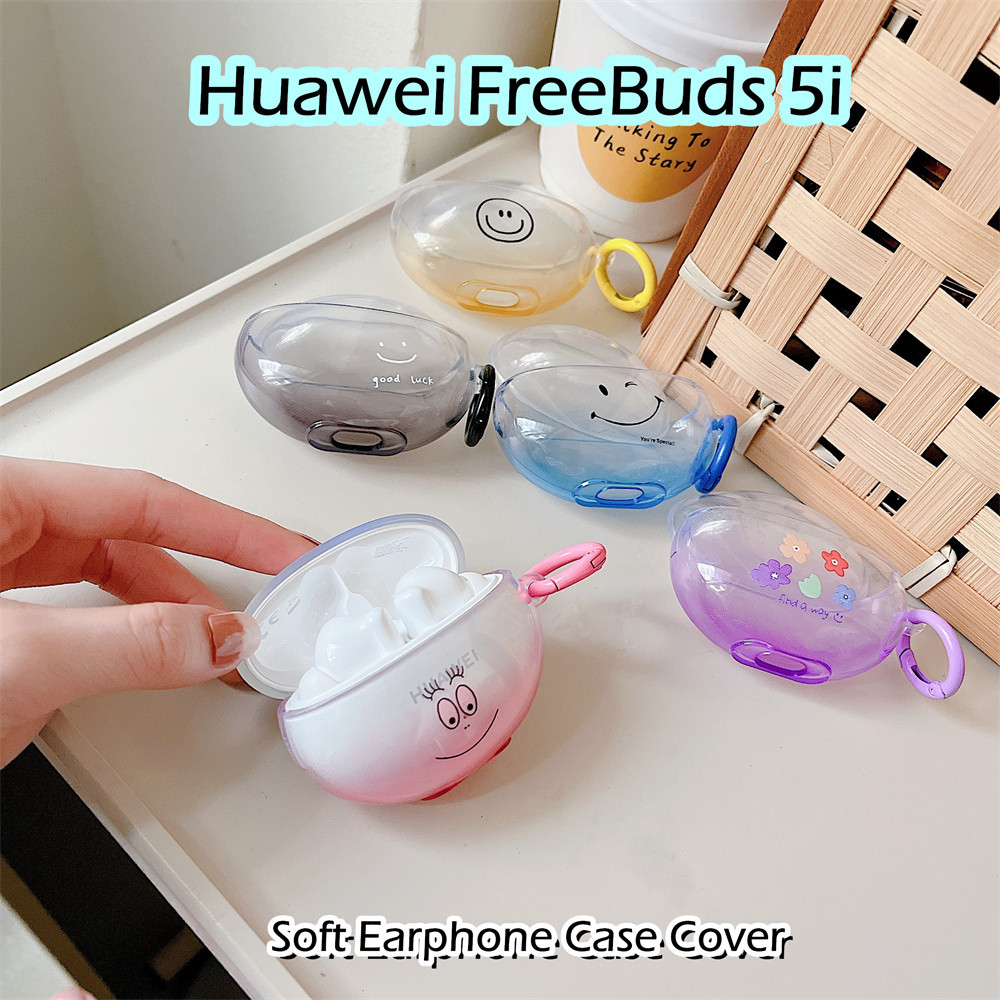 【Case Home】นําไปใช้กับ Huawei FreeBuds 5i เคส Case เคสหูฟัง การ์ตูนสร้างสรรค์ ซิลิโคนนุ่ม เคส เคสหูฟัง