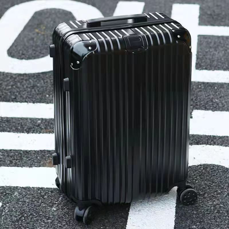 Durable Luggage Men's Universal Wheel Student Zipper Trolley Password Travel Large Capacity Leather Case Female Fashion