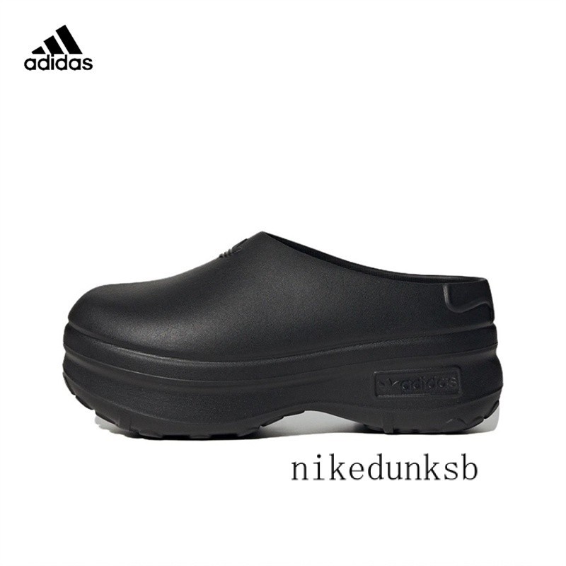 AD AdiFOM Stan Mule รองเท้าแตะความสูงสีดํา IE4626 ชานม IE7052 สีเขียวมัทฉะสีเขียวเรืองแสงสีเขียว