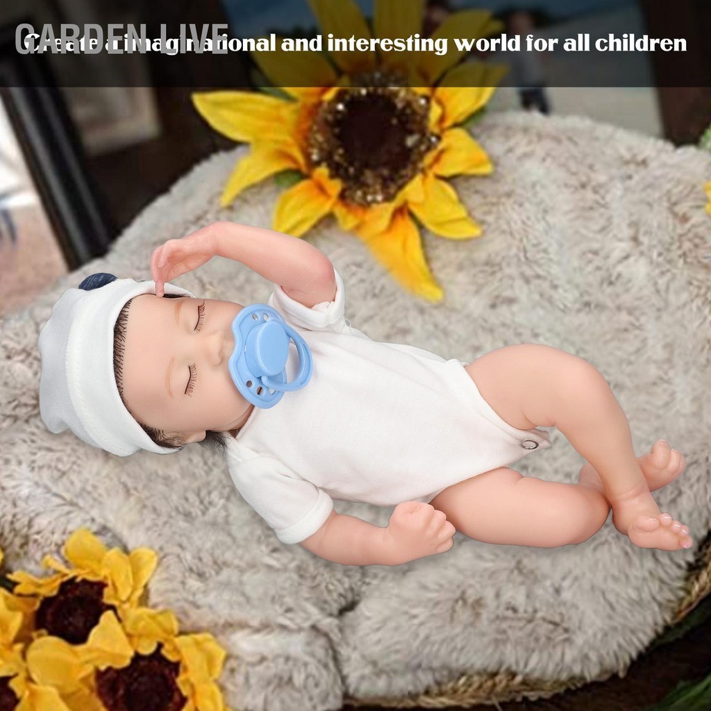 GARDEN LIVE 12 นิ้วสาวจำลองตุ๊กตาเด็กทารกซิลิโคน Posable เหมือนจริงอาบน้ำตุ๊กตาทารกแรกเกิดสำหรับเด็กผู้ปกครองใหม่