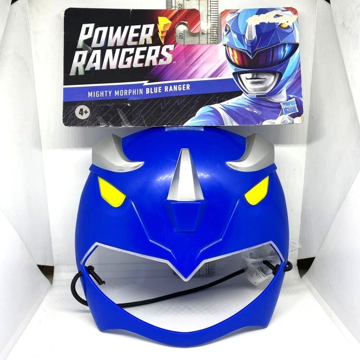 ของเล่นหน้ากาก Hasbro Power Rangers Mighty Morphin Blue Ranger ดั้งเดิม