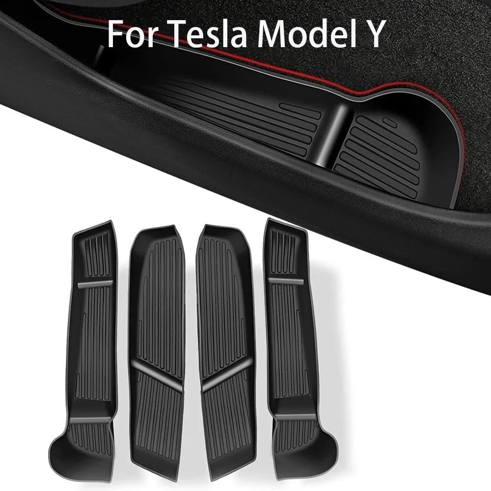 กล่องเก็บของ ติดที่พักแขนประตู ด้านหน้า และด้านหลัง สําหรับ Tesla Model 3 Model Y 2023 2020-2024 Model 3 Highland