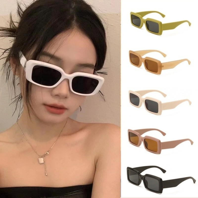 Jojo COCO แว่นตา กรอบสี่เหลี่ยม ป้องกันรังสียูวี ระดับไฮเอนด์ สไตล์เรโทร แฟชั่นสําหรับผู้หญิง