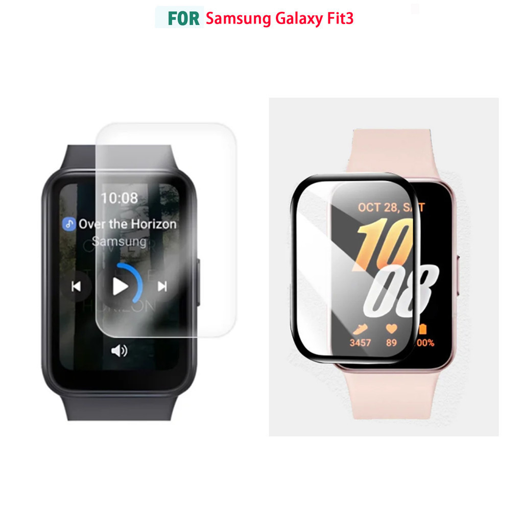 ฟิล์ม TPU นิ่ม และฟิล์มกันรอยหน้าจอ PMMA สําหรับ Samsung Galaxy Fit3 Fit 3 SM-R390