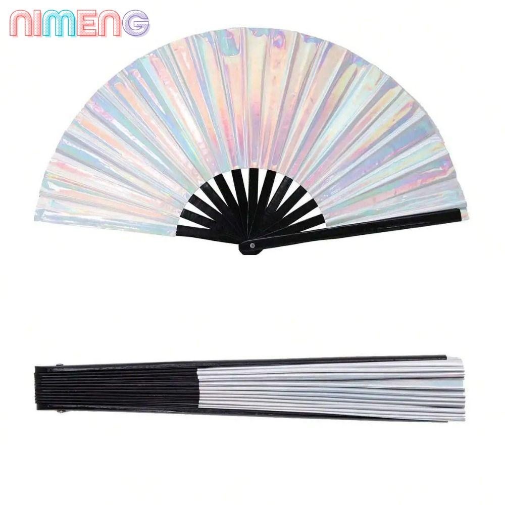 Nimeng Kung Fu พัด PVC พับได้ ขนาดใหญ่ ทนทาน