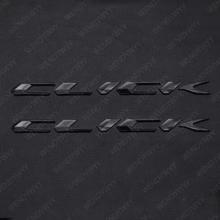 ใหม่ สติกเกอร์ตราสัญลักษณ์ 3D ลายนูน รูปตัวอักษร Honda Click 160 กันน้ํา สําหรับติดตกแต่งล้อรถมอเตอร์ไซค์ 2 ชิ้น