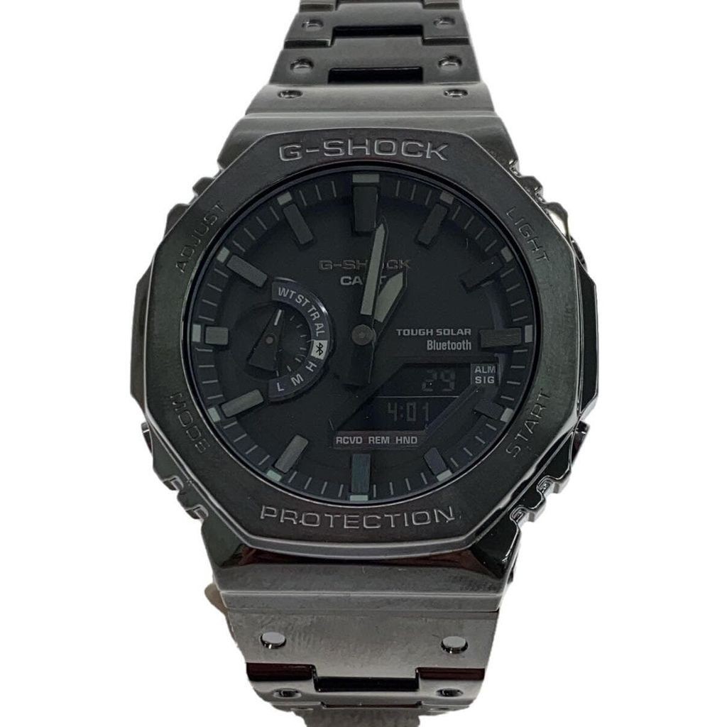 Casio นาฬิกาข้อมือ G-Shock สายสแตนเลส พลังงานแสงอาทิตย์ ส่งตรงจากญี่ปุ่น มือสอง สําหรับผู้ชาย
