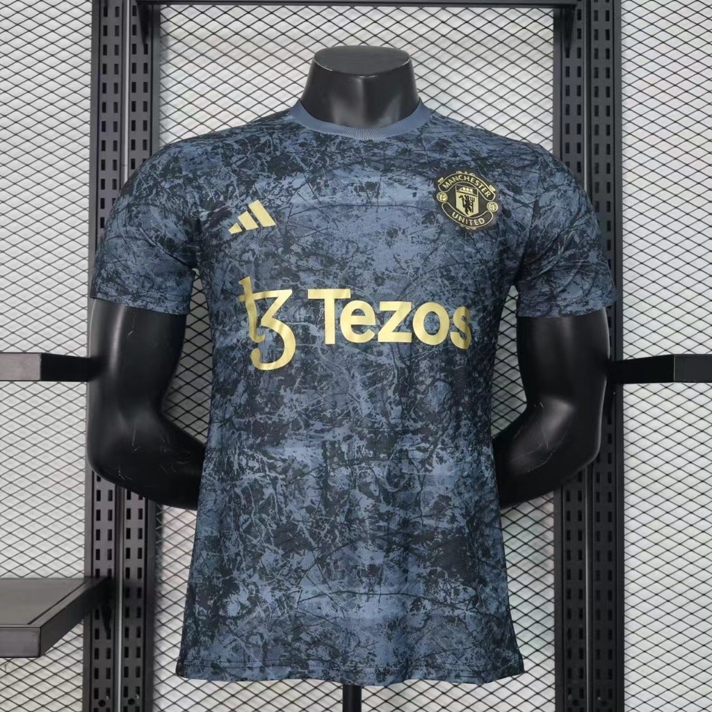 [Player Issue] เสื้อกีฬาแขนสั้น ลายทีม Manchester United 2324 คุณภาพสูง