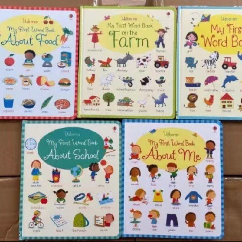 พร้อมส่ง Usborne My First Word Book 5 แบบ หนังสือภาษาอังกฤษ Englishbook Usborne Book