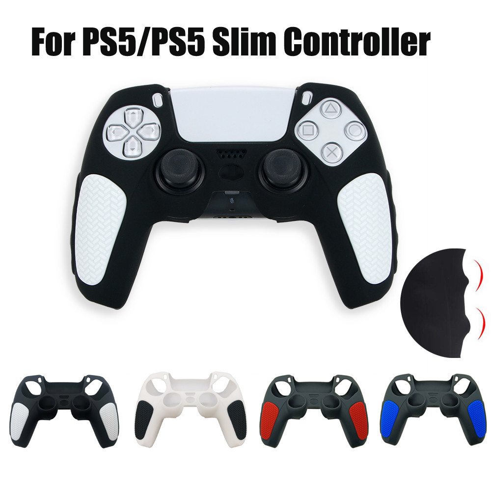 เคสซิลิโคนหนา กันลื่น สําหรับจอย Playstation 5 PS5 PS5 Slim Dualsense