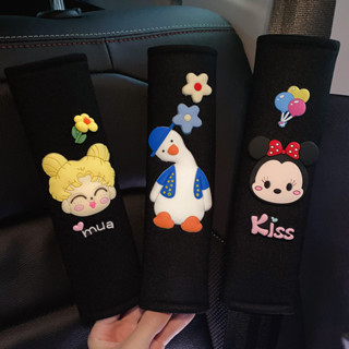 ปลอกหุ้มเข็มขัดนิรภัย ป้องกันไหล่ ลายการ์ตูนน่ารัก กันการบีบ…