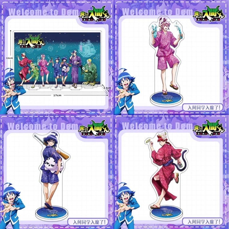 พวงกุญแจไมrimashita! Iruma Suzuki Iruma Azazel Ameri Anime b03 กระเป๋าเป้สะพายหลัง อุปกรณ์ตกแต่งกระเ