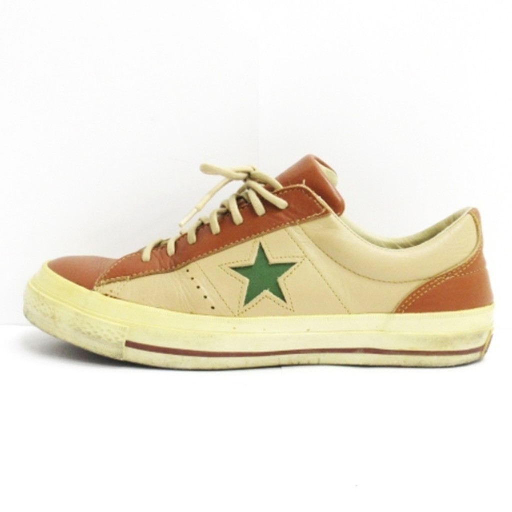 Converse One Star Refine รองเท้าผ้าใบ สีน้ําตาล 8 26.5 ซม. ส่งตรงจากญี่ปุ่น มือสอง
