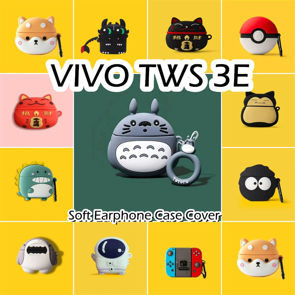 พร้อมส่ง! นําไปใช้กับ VIVO TWS 3E เคส Case เคสหูฟัง การ์ตูนชุดนวัตกรรม ซิลิโคนนุ่ม เคส เคสหูฟัง NO.1