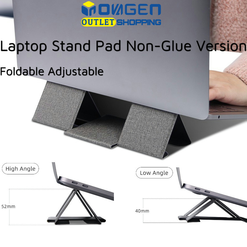 Inovagen ขาตั้งแล็ปท็อป แท็บเล็ต หนัง PU 7.9 นิ้ว -16 นิ้ว พับได้ ปรับความสูงได้ พกพาง่าย