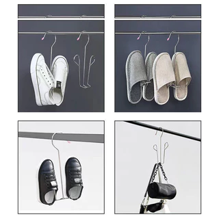 KOALA 12.5*24.5cm ที่แขวนรองเท้า ไม้แขวนตากรองเท้า ไม้แขวนสแตนเลส สำหรับตากรองเท้า