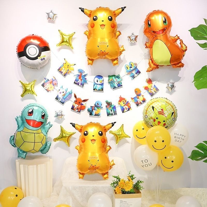 [ลูกโป่ง Pokémon] Pikachu ตกแต่งวันเกิดFayu - รูปที่ 3