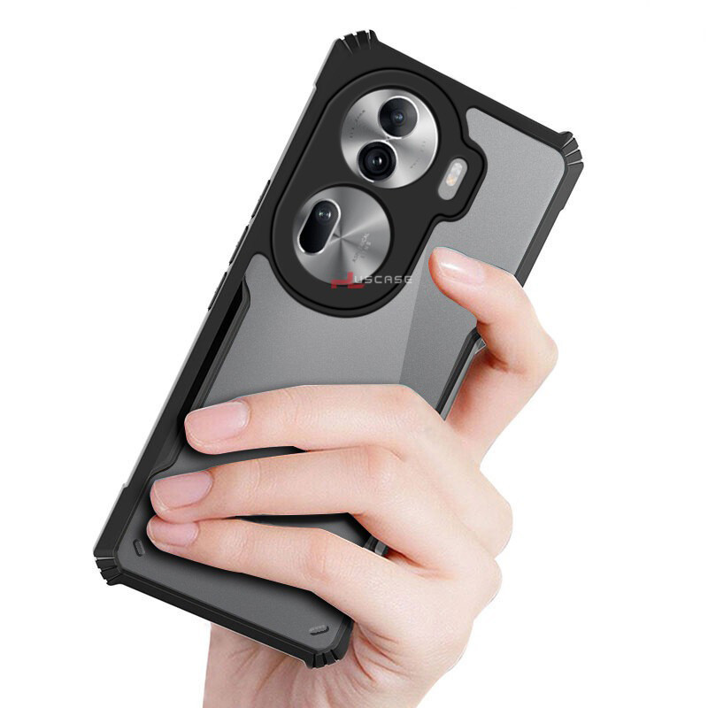 สําหรับOPPO Reno 11 11F 10 8 8T 8Z 8 Pro + 6 6Z 5 2 2Z 2F 7Z 7 Pro 4G 5Gอะคริลิคใสถุงลมนิรภัยเคสโทรศ