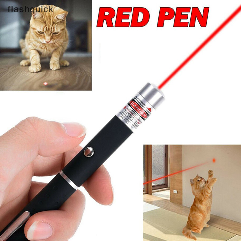 Flashquick ปากกาชี้เลเซอร์ 5MW พลังงานสูง สีแดง 532nm