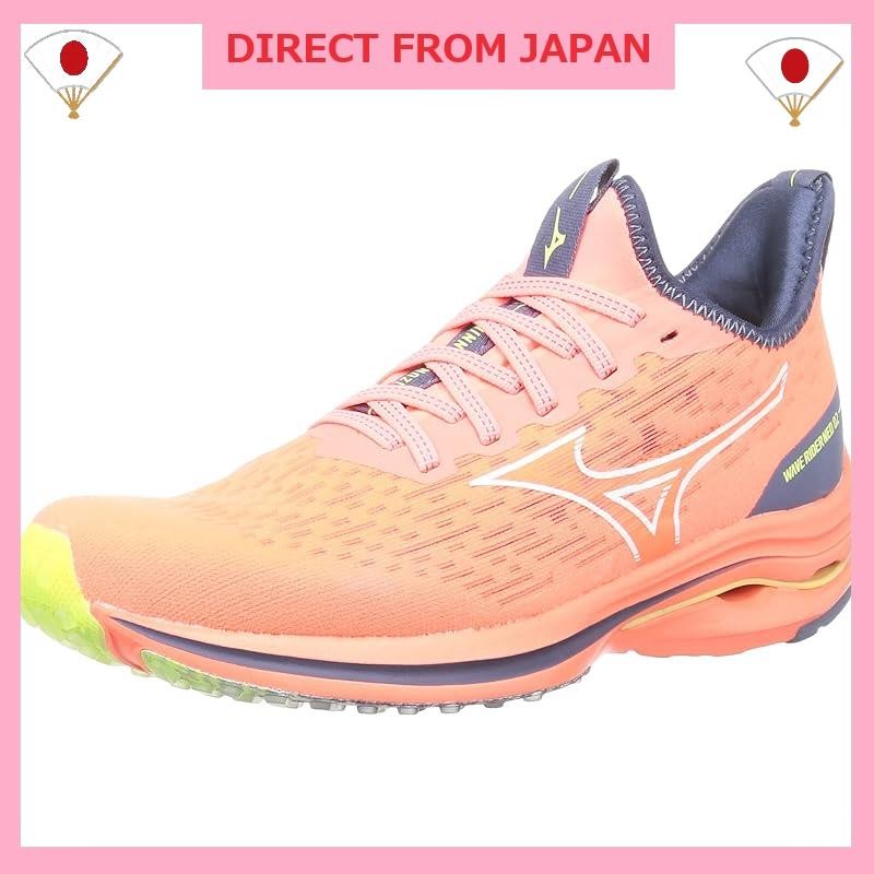 [Mizuno] Running Shoes Wave Rider NEO 2 Jogging Marathon Sports Training Lightweight Pink×White×Navy