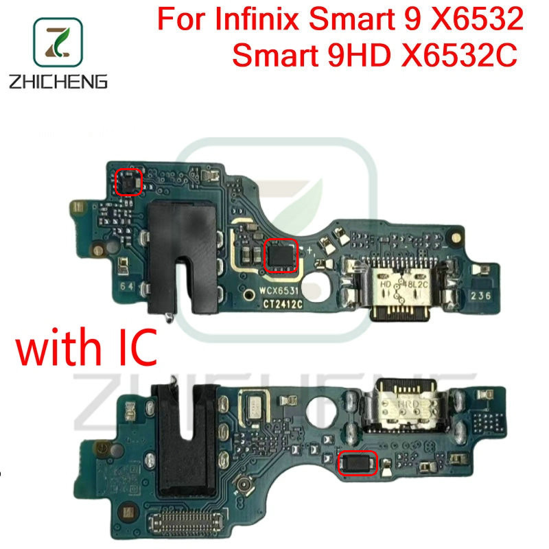 สําหรับ Infinix Smart 9 สมาร์ท 9HD X6532 X6532C USB Dock Charger พอร์ตชาร์จจอแสดงผล connector