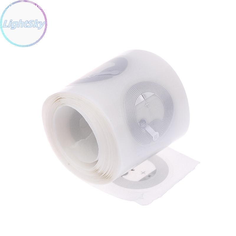 Lightsky 50/100 ชิ้น NFC แท็ก Nfc215 ชิปป้ายสติกเกอร์ RFID ป้ายอิเล็กทรอนิกส์สติกเกอร์สําหรับ Access Control สมาร์ท Key Rewritable TH