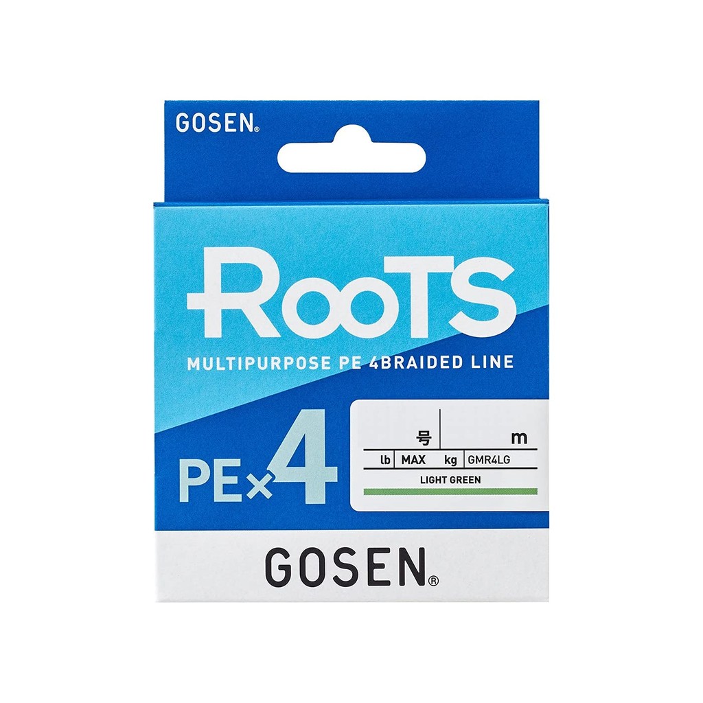 Gosen Roots PE×4 Light Green 150m No.2