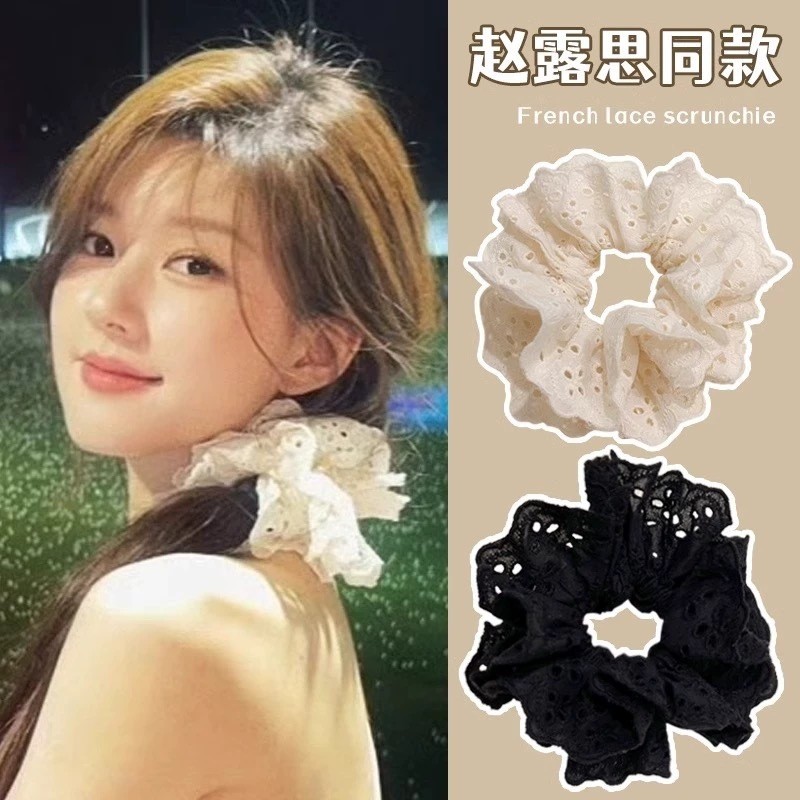 2ชิ้นสไตล์เกาหลีลูกไม้สีขาวคาดศีรษะสาวเจ้าหญิงน่ารักวงผมผู้หญิงที่สง่างามเครื่องประดับผม