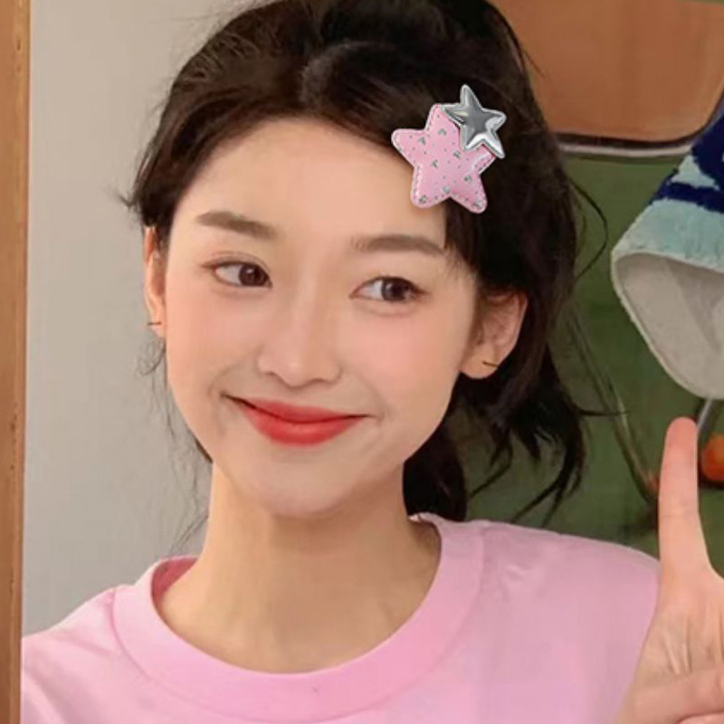 Rubuyou น่ารักดาวกิ๊บพันปี Y2k กิ๊บผมอุปกรณ์เสริมหวานห้าแฉก - รูปที่ 5