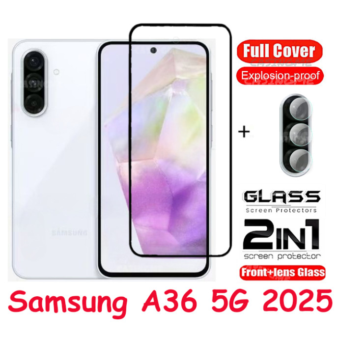 SAMSUNG สําหรับsamsung A36 5G 2025 ป้องกันหน้าจอโปร่งใสคลุมทั้งหมดฟิล์มสําหรับSamsung Galaxy A36 A16