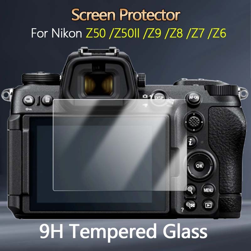 สําหรับ Nikon Z50 Z50II Z9 Z8 Z7 Z7II Z6 Z6II Z6III Z5 Z30 ZF ZFC Mirrorless กล้อง HD Clear Slim 2.5D Anti-Scratch 9H Tough กระจกนิรภัยป้องกันหน้าจอฟิล์ม - ไม่ใช่เปลี่ยน