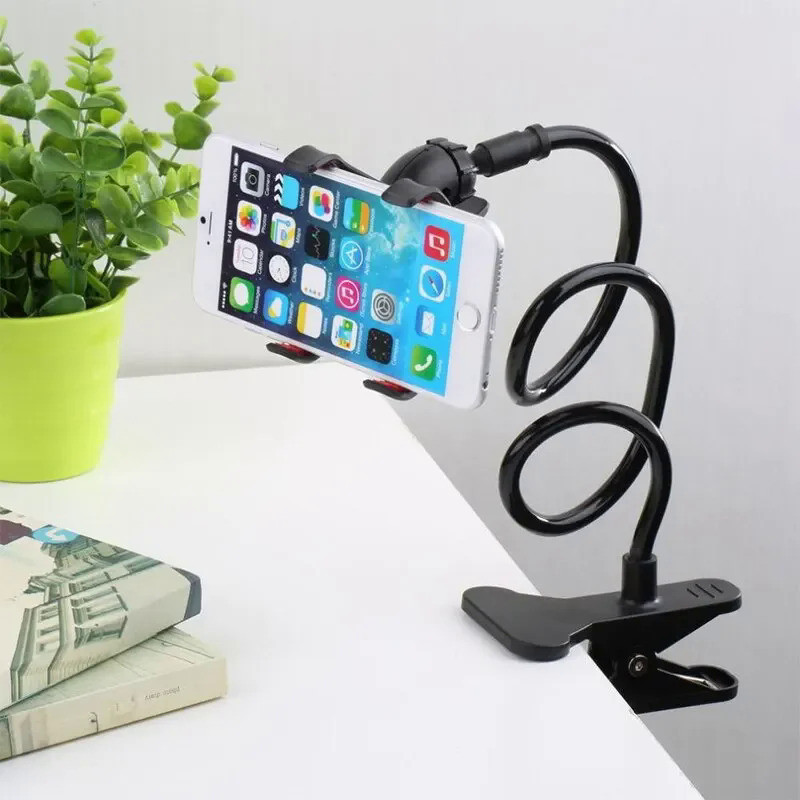 360 Clip Mobile Phone Holder Stand Portable Flexible Lazy Bed Desktop Bracket Smartphones Desk Bed M