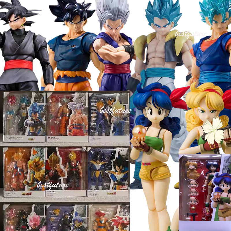 Newhope Shf โมเดลฟิกเกอร์ Dragon Ball Super Articulado Son Goku Lunch SSj4 Vegeta Gogeta Sh Figuarts