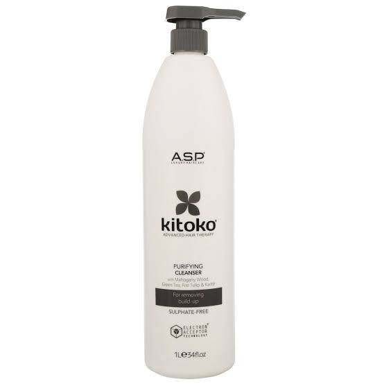 Kitoko Purifying Cleanser 1000ml แชมพูสำหรับขจัดสิ่งสะสม  สูตรอ่อนโยนเป็นพิเศษ